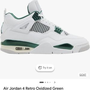 Nike Air Jordan 4 Oxidized Electric Green Size 9 NEW Authentic Retro